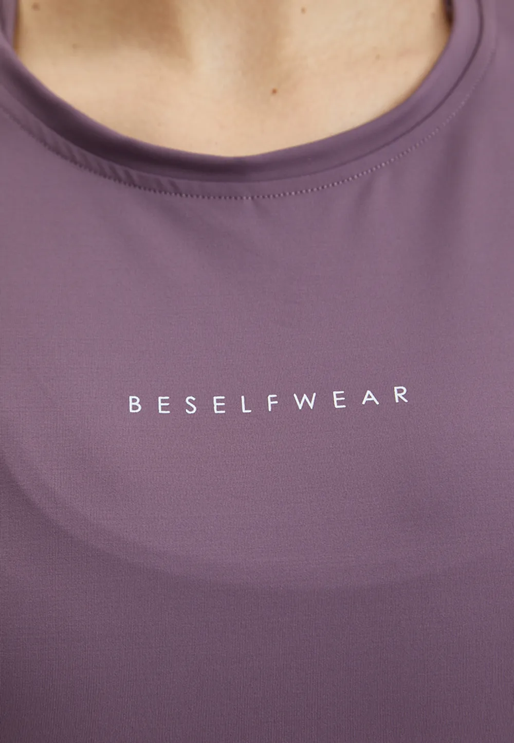 BeSelf Футболка SATIN BASE, сливовый