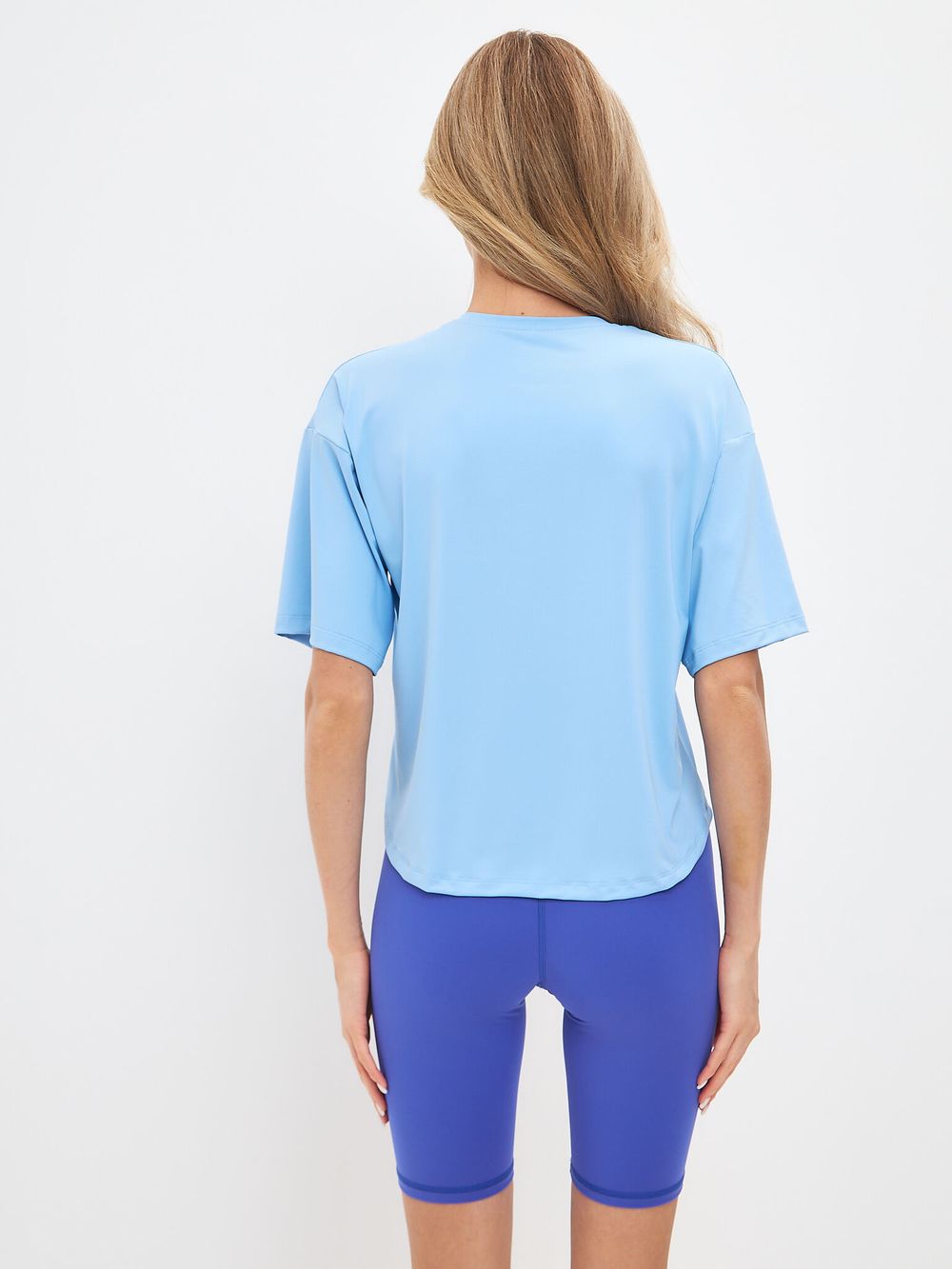 BeSelf Футболка SATIN BASE, голубой