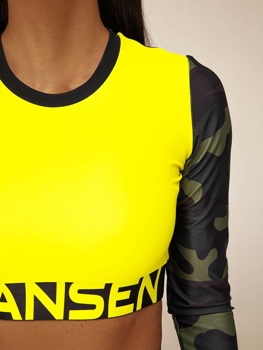 Mansen Рашгард Crossfit Military, желтый