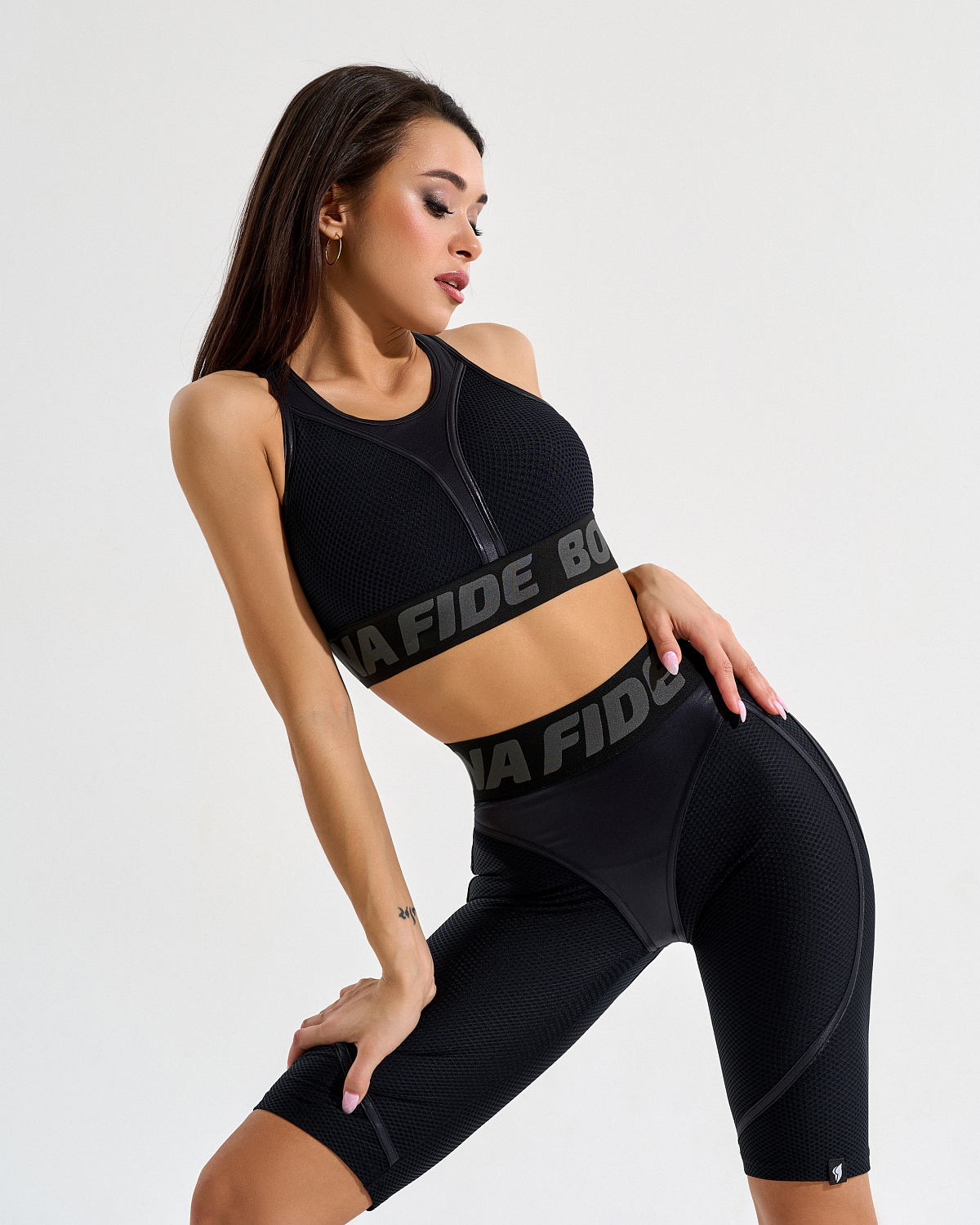 Bona Fide Велосипедки Cycling Extra Sex, черная кожа