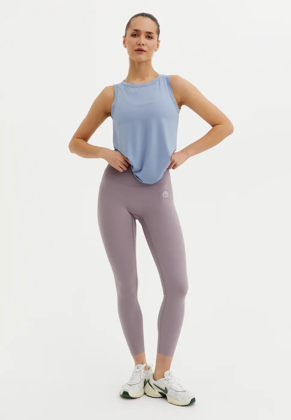 BeSelf Майка Modal, серо-голубая