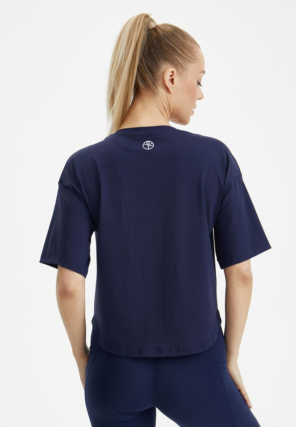 BeSelf Футболка SATIN BASE, темно-синий