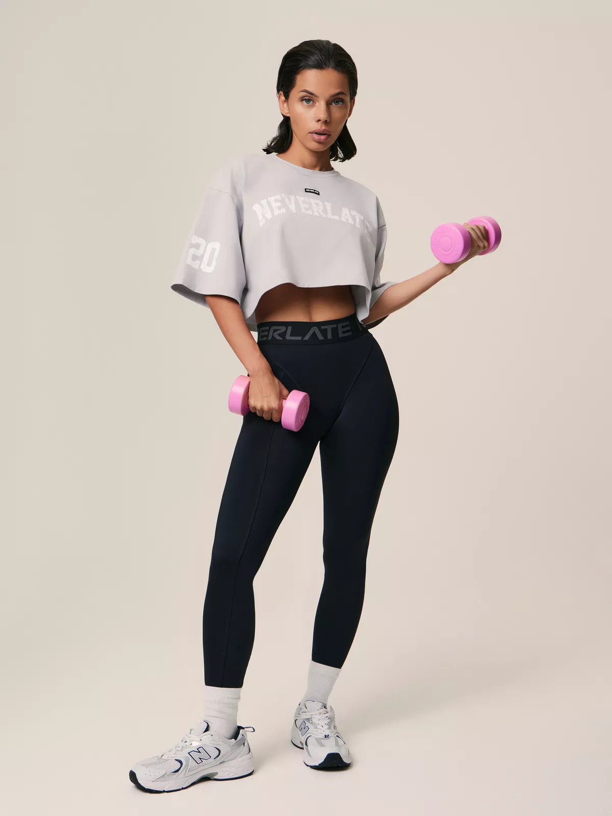 Neverlate Футболка 09.593, серый с принтом