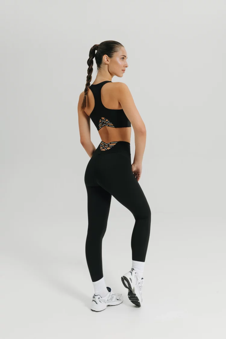 ForStrong Лосины Lace, черный