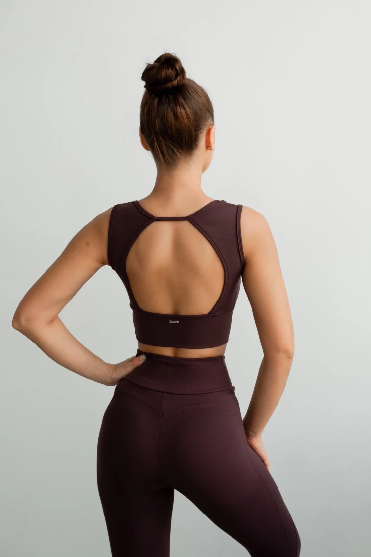 ForStrong Топ Pulse, коричневый