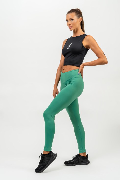 Nebbia Лосины 462 High Waisted Scrunch Butt Leggings ELEVATED, зеленый
