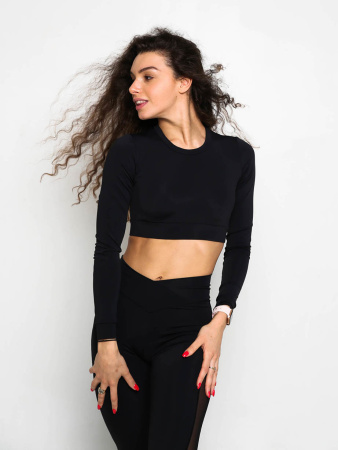 Mansen Рашгард короткий Simple, черный