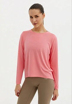 BeSelf Лонгслив Modal, коралловый