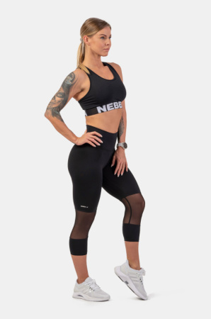 Nebbia Лосины 406 High-Waist 3/4 Length Sporty, черный