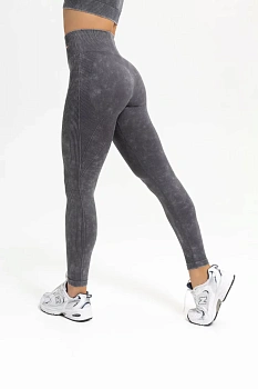 ForStrong Лосины Neat, черный деним