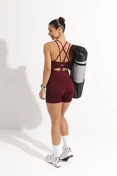 ForStrong Комбинезон Jump, бордовый