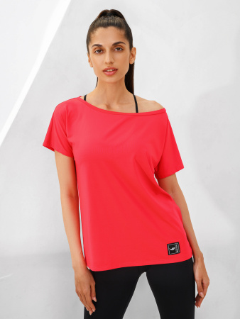 Eazyway Футболка 09.085, неоновый коралл