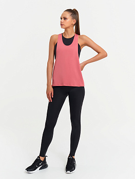 Eazyway Майка для фитнеса удлиненная Performance 05.041, темно-розовый