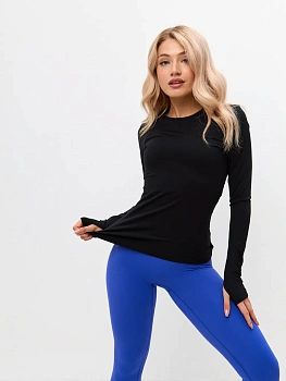 BeSelf Лонгслив Active, чёрный