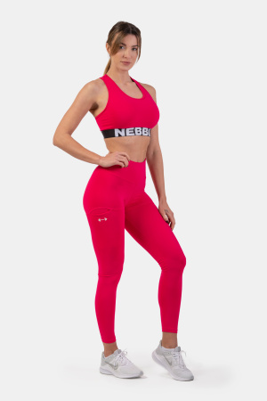 Nebbia Лосины 402 Active High-Waist Smart Pocket, розовый