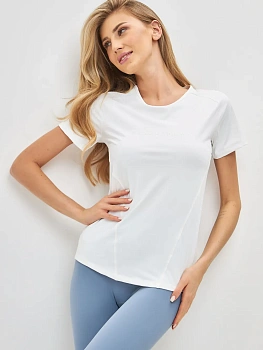 BeSelf Футболка удлиненная SATIN BASE, молочный