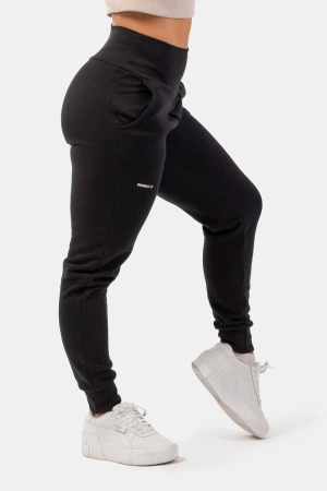 Nebbia Штаны 409 Nebbia IHigh-Waist Loose Fit Sweatpants “Feeling Good”, черный