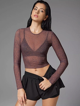 Neverlate Рашгард 12.589, коричневый