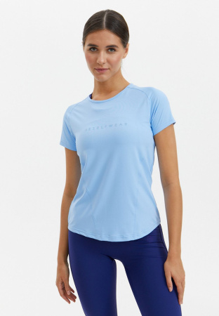 BeSelf Футболка удлиненная SATIN BASE, голубой