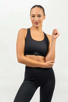 Nebbia Топ 471 Medium-Support Racerback Sports Bra AGILE, черный