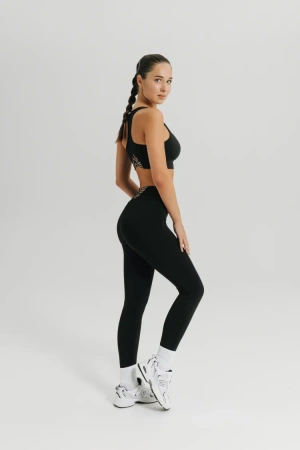 ForStrong Лосины Lace, черный