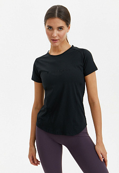 BeSelf Футболка удлиненная SATIN BASE, черная