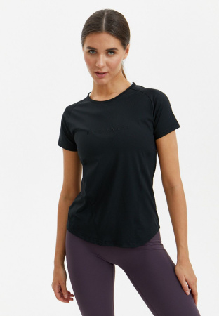 BeSelf Футболка удлиненная SATIN BASE, черная