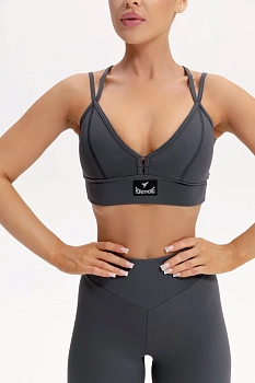 ForStrong Топ Box Bra, темно-серый