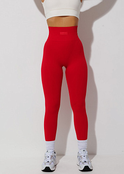 ForStrong Лосины Neat, красный