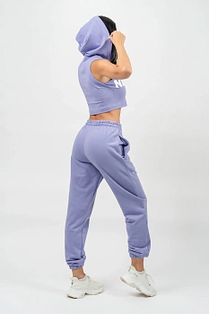Nebbia Штаны 281 Oversized Joggers With Pockets Gym Time, светло-фиолетовый