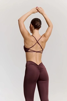 ForStrong Топ Flare Mono, коричневый