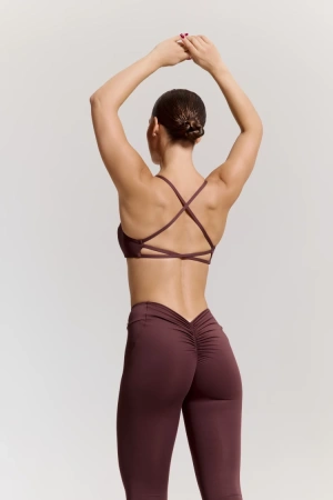 ForStrong Топ Flare Mono, коричневый