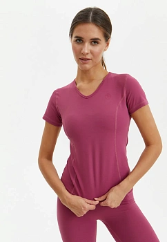BeSelf Футболка SOFT COVER, пыльно-ягодный