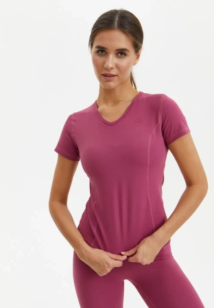 BeSelf Футболка SOFT COVER, пыльно-ягодный