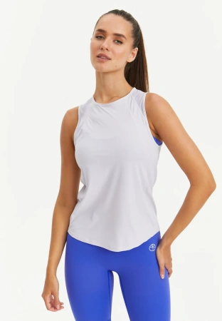 BeSelf Майка с сеткой удлиненная Active, лавандовая