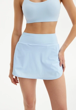 Beself Юбка-Шорты Lotus, голубые