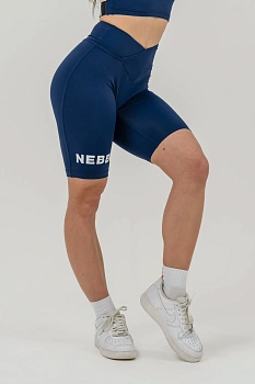 Nebbia Шорты 614 High Waisted Leggings Shorts 9 SNATCHED, синий