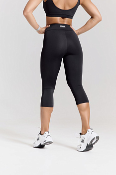 ForStrong Лосины Capri, черный