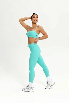 ForStrong Лосины Cane, бирюзовый