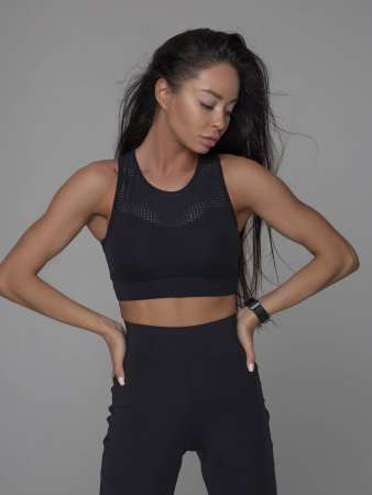 Mansen Топ Perforation, черный