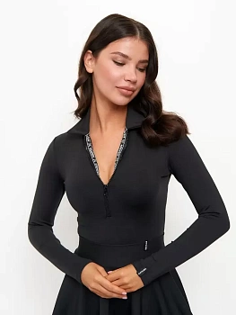 Euphoria Боди Polo Long Sleeve, черный