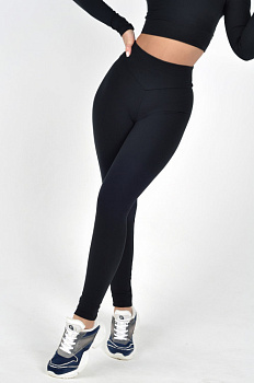 ForStrong Лосины Blaze, черный