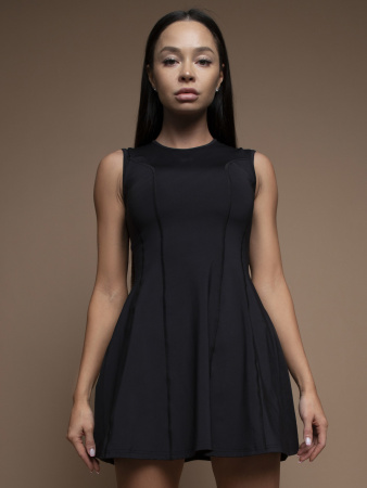 Mansen Платье с шортиками Tennis, черный