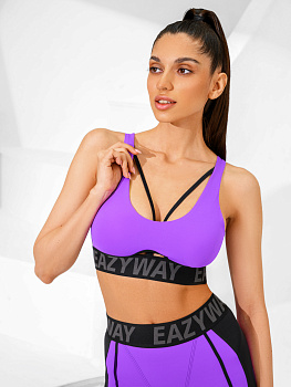 Eazyway Спортивное бра 08.661, сиреневый