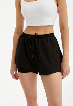 Beself Шорты Lotus, черный