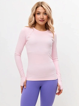 BeSelf Лонгслив Active, нежно-розовый