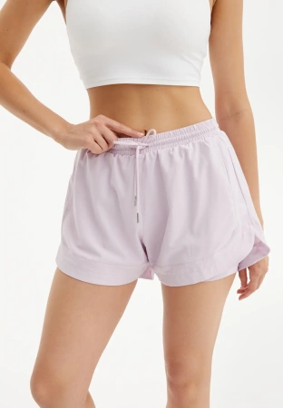 Beself Шорты Lotus, пыльно-розовые