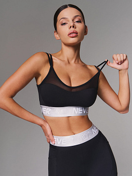 Neverlate Спортивное бра 08.885, черный