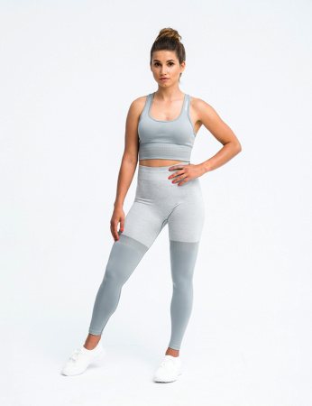 Gym Hero Лосины Seamless Stripes, серый