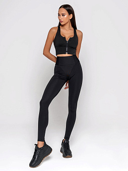 Euphoria Леггинсы с имитацией трусиков L1, черный 